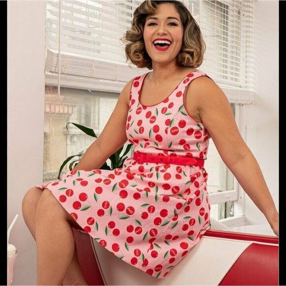 NWT Loungefly coca cola 50s swing dress XL - Picture 1 of 9